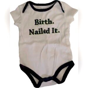 baby boy or girl short sleeve body suit